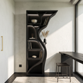 Modern Tree Wall Bookshelf Wooden Corner Shelf
