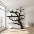Rustic Book Tree Shelf Home Office