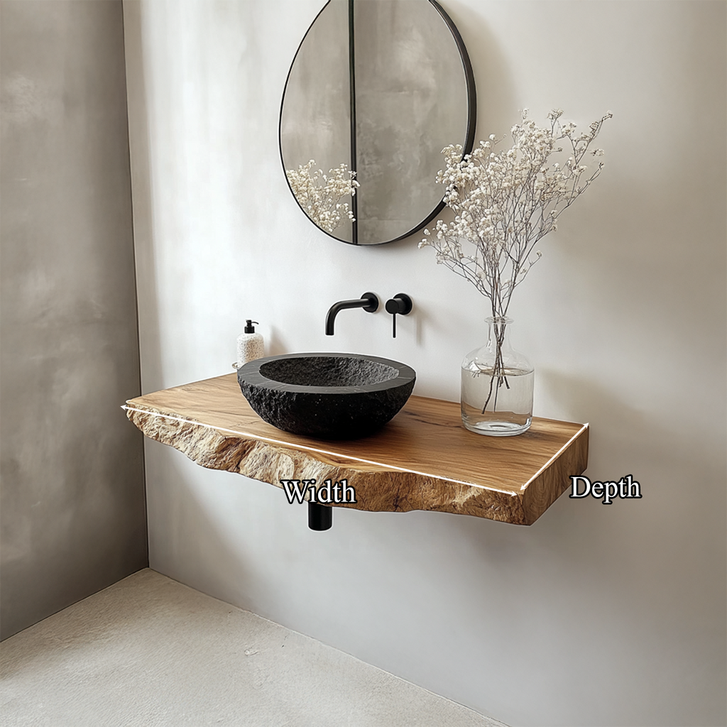 Rustic Solid Wood Vanity