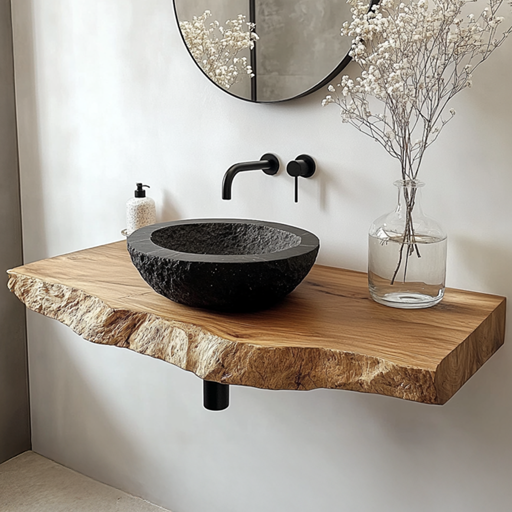 Rustic Solid Wood Vanity