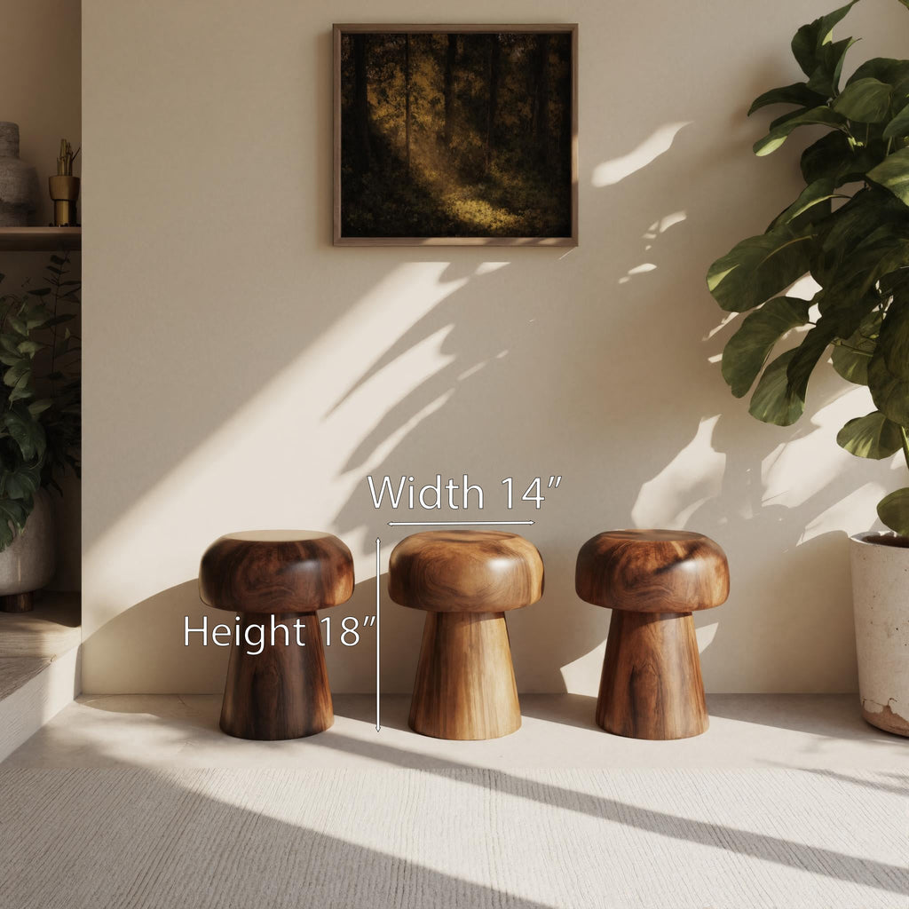 Modern Mushroom Stools For Living Room Or Bedroom