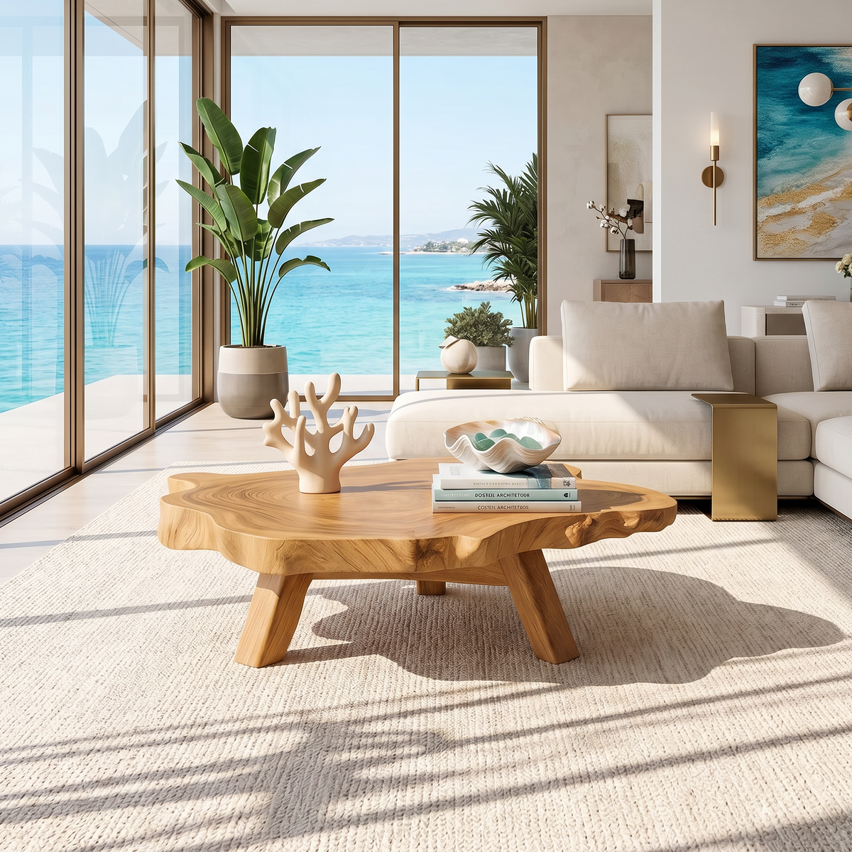 Handcrafted Wood Table For Timeless Living Decor