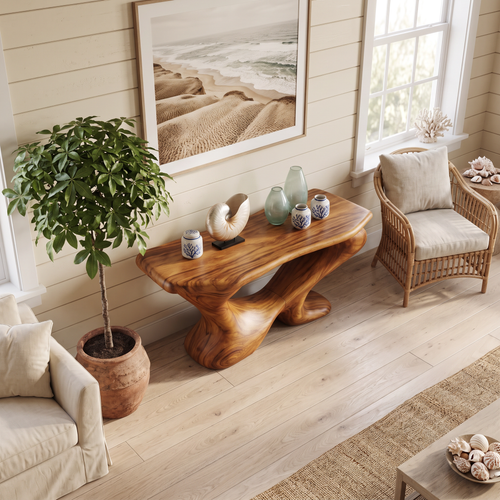 Farmhouse Chic Console Table Entryway Decor