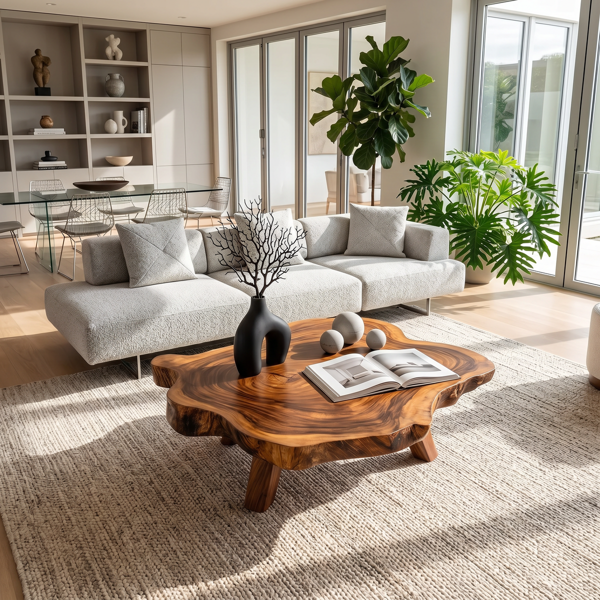 Handcrafted Wood Table For Timeless Living Decor