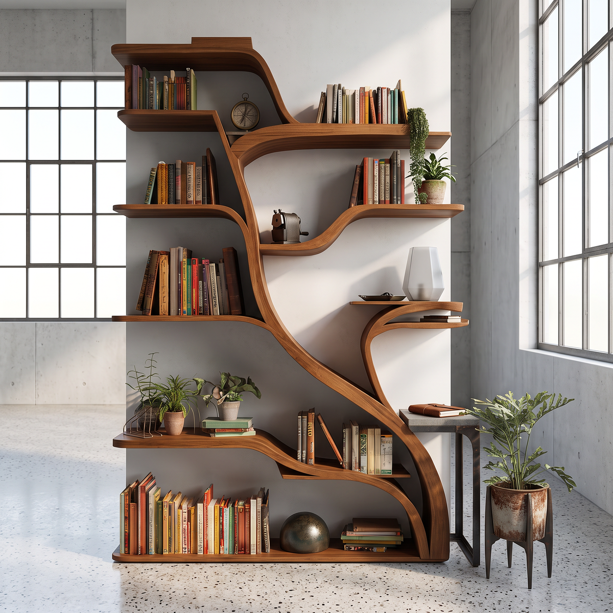 Tree Branch Wall Shelf Solid Wood Farmhouse Decor Gift