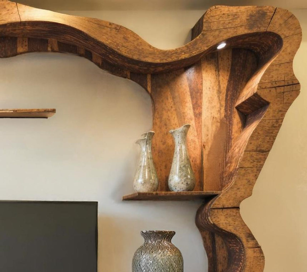 Rustic Wall Decor And Large Wooden Art For Living Room And Bedroom Decor