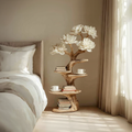 Rustic Tree Nightstand Bedroom