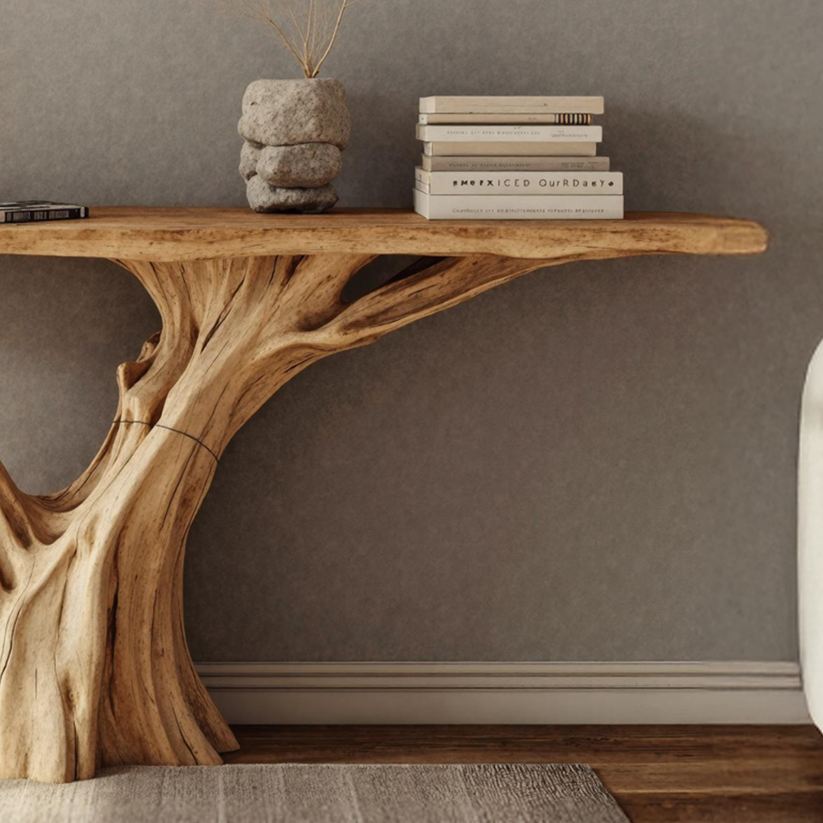 Farmhouse Solid Wood Console Table