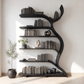Tree Branch Bookshelf Solid Wood Farmhouse Wall Gift