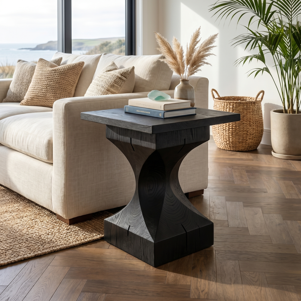 Mid-Century Modern Wood End Table