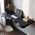 Mid-Century Solid Wood Floating Desk