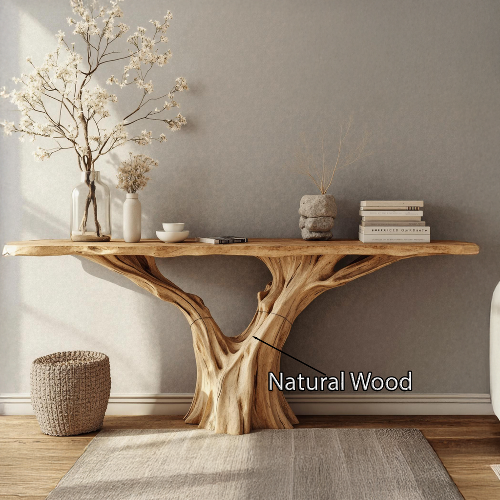 Farmhouse Solid Wood Console Table