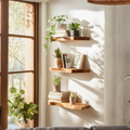 Farmhouse Live Edge Floating Shelf