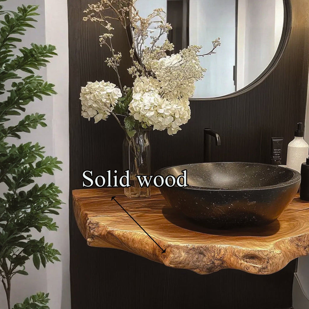 Vintage Wooden Washbasin Stand Guest Room