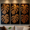 Tropical Leaf Wall Art Panel For Entryway Living Room And Bedroom