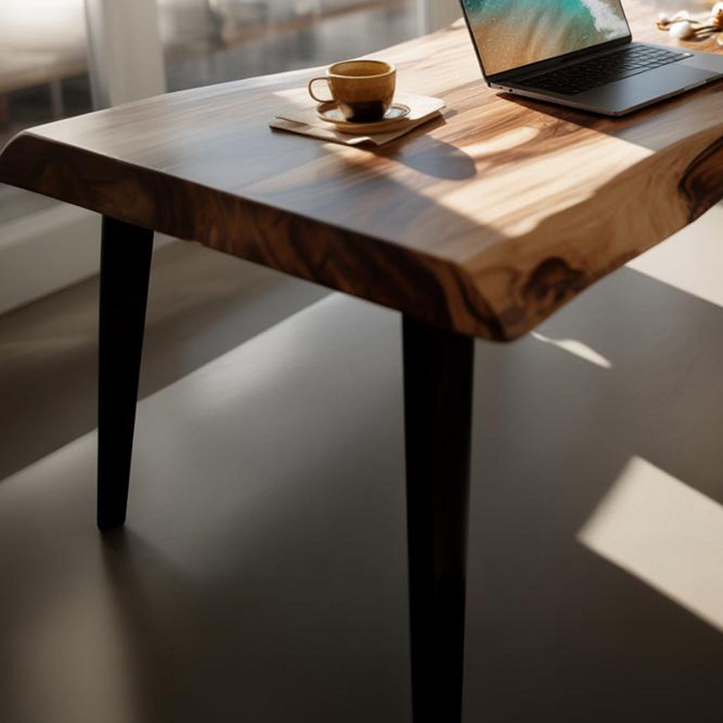 Modern Live Edge Desk For Home Office Placement