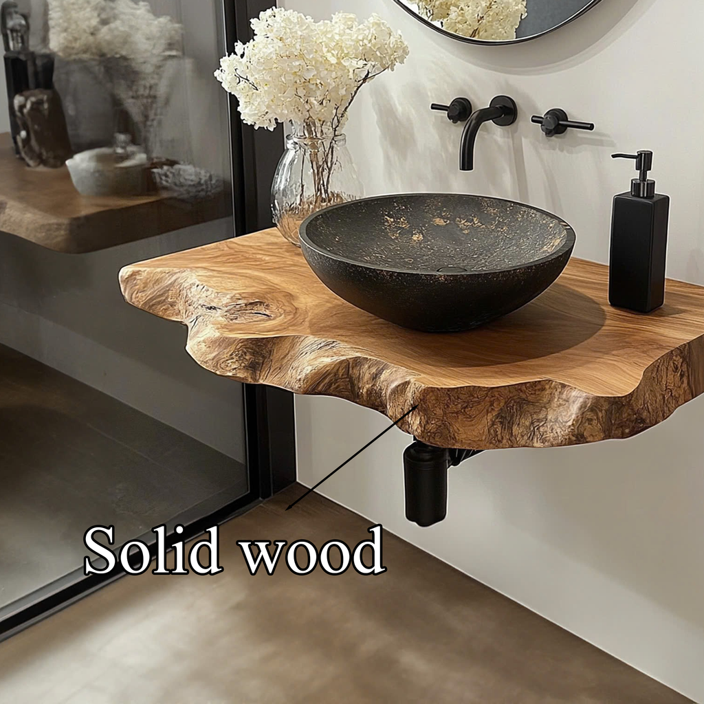 Handmade Bathroom Vanity Sink Shelf