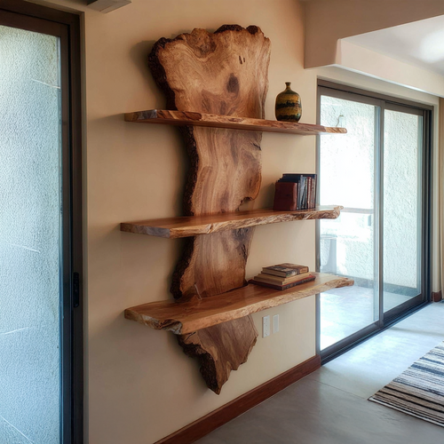 Floating Shelf Set Solid Wood Handmade Gift