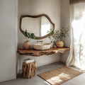 Rustic Wide Floating Shelf Vanity