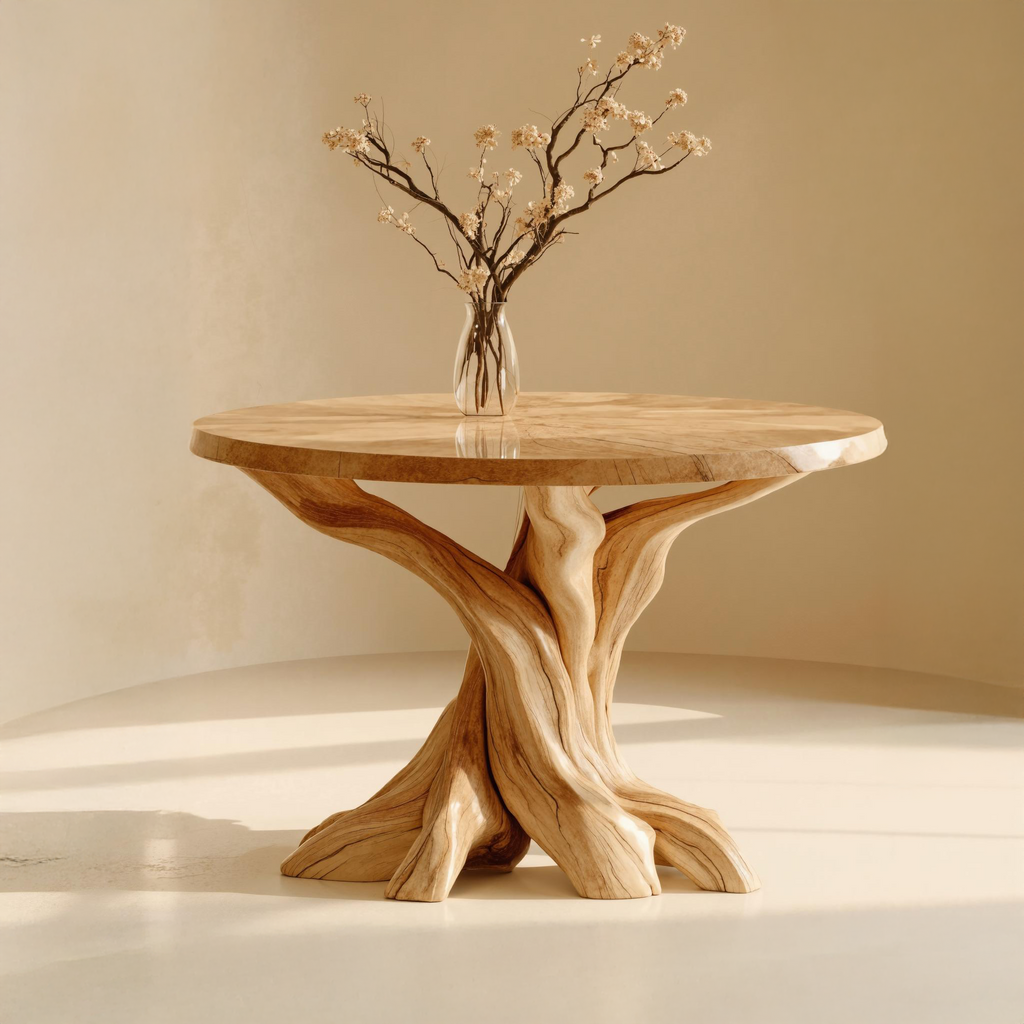 Minimalist Wood End Table For Modern Living Spaces