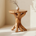 Elegant Handcrafted End Table Perfect For Modern Living Room Spaces