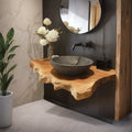 Rustic Modern Wood Sink Stand Apartment