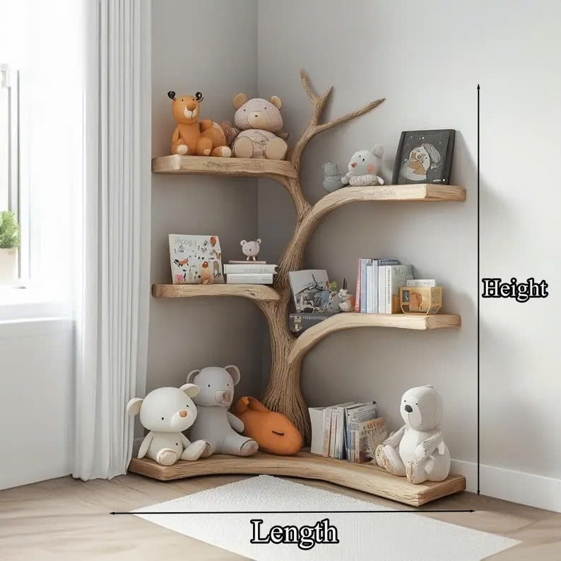 Kids Custom Bookcase Decor Bed Room Kids Personalized Gift