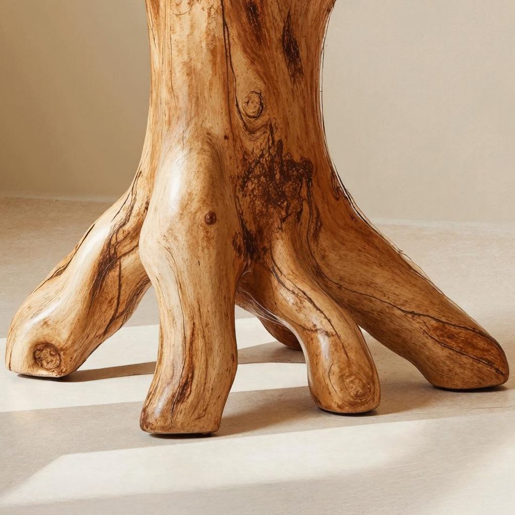 Elegant Handcrafted End Table Perfect For Modern Living Room Spaces