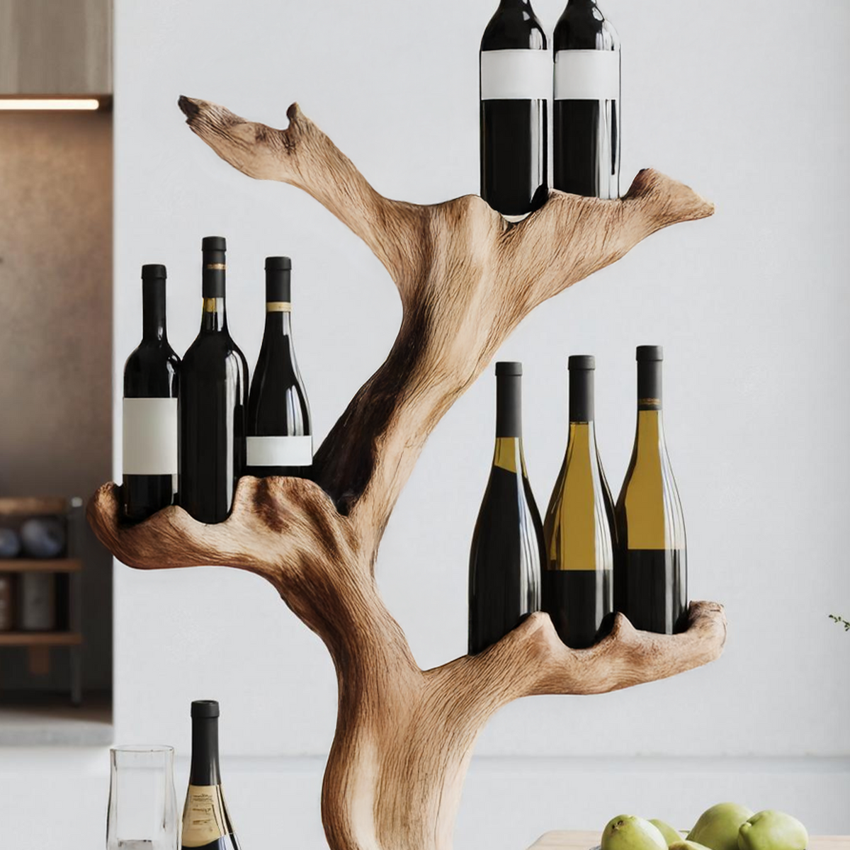 Handcrafted Wine Stand For Furniture Accent Storage