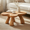 Natural Solid Wood Coffee Table